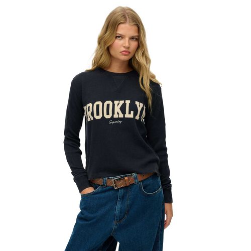 Superdry Ath Essential Graphic LS Top